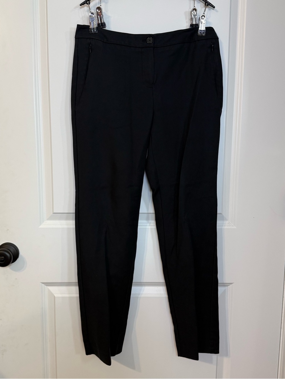 LUXE by Eric Signer Women’s Black Career Dress Pants Size 8 Stretch Slacks